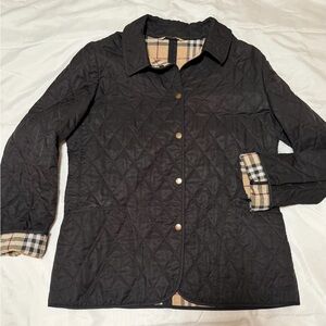 Women's Burberry Black Quilted Jacket
